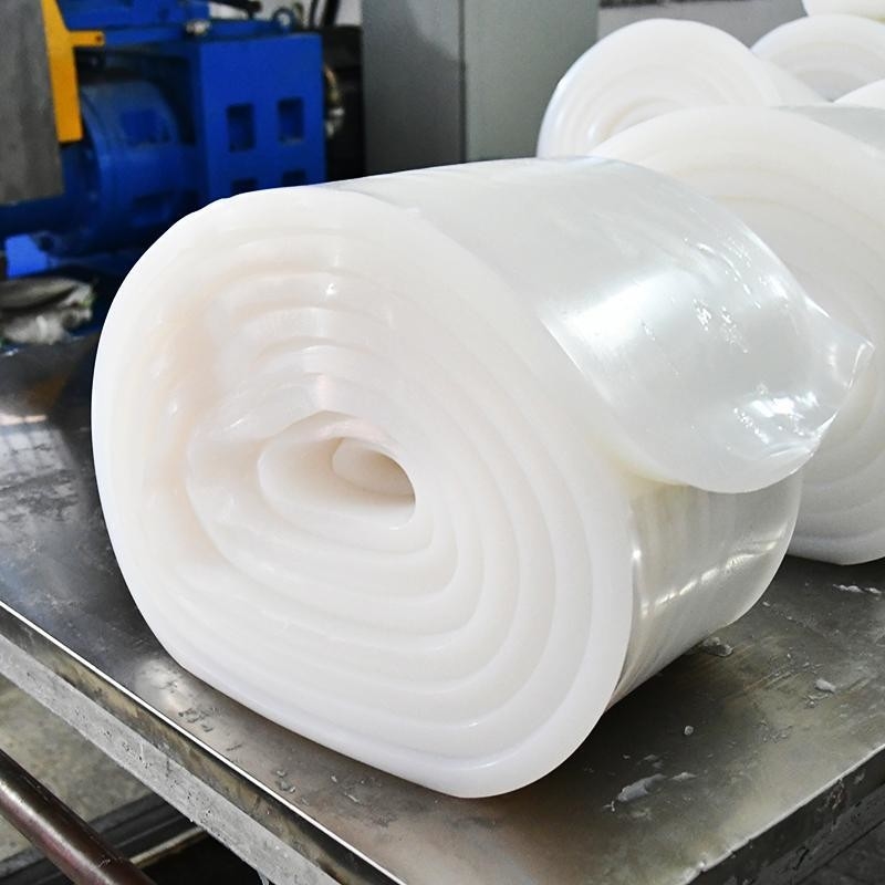 Bom material cru de borracha de envelhecimento do elastómetro 8.5Mpa MVQ do silicone branco da resistência para o molde do teclado numérico
