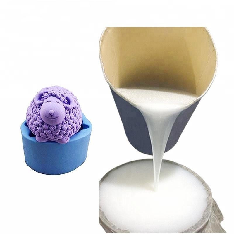 Silicone líquido branco do baixo encolhimento para o molde que faz o alongamento de 300% para a broca do óleo