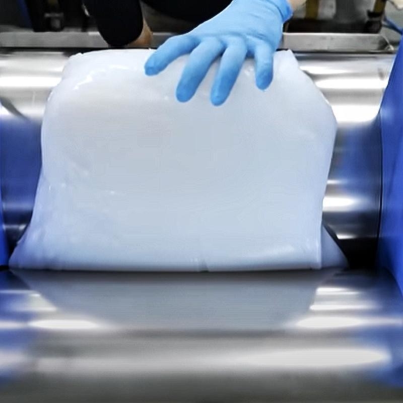 a tensão de 7.5Mpa 8% ajustou a borracha de silicone branca 6.5Mpa do silicone de MVQ para as peças automotivos