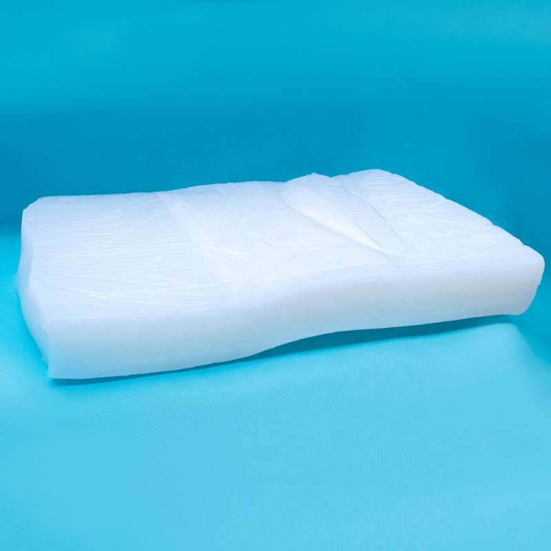 Borracha de silicone transparente FDA 500% Borracha de silicone fumada de alongamento incolor