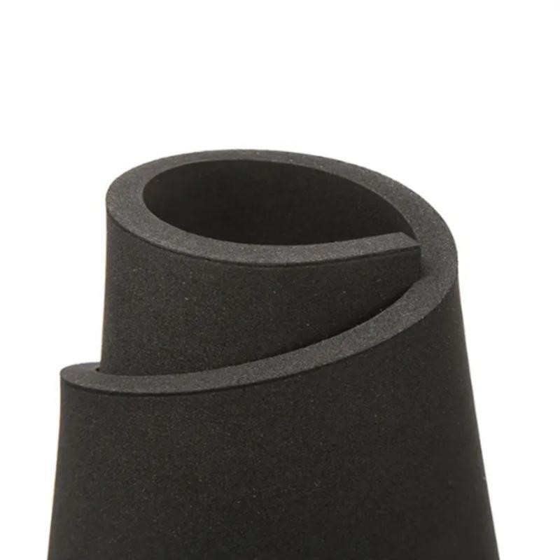 Material de borracha de silicone resistente a eletricidade de cor preta 1.19 Densidade 350% alongamento